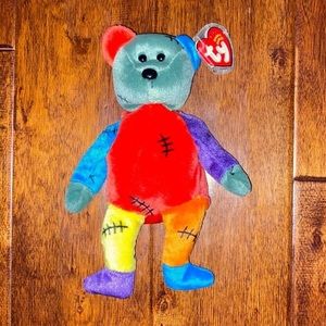 2000 Frankenteddy Ty Beanie Baby